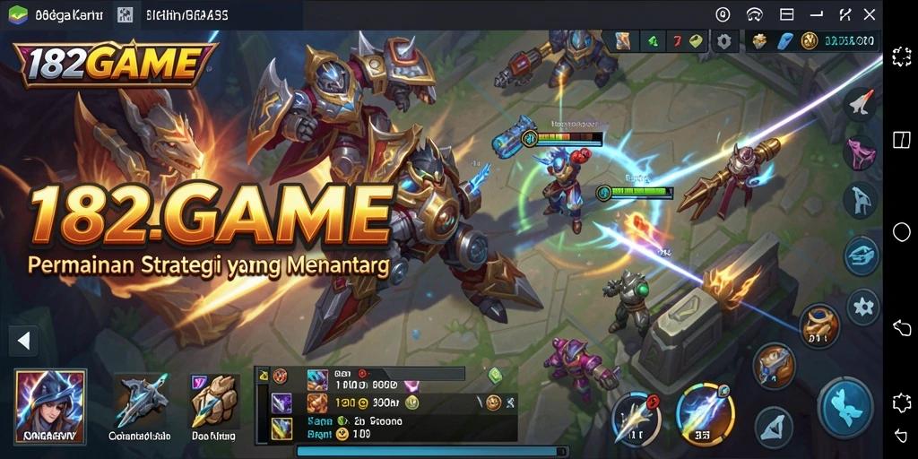 Tangkapan layar utama <strong>182GAME</strong> menunjukkan strategi dan aksi intens.