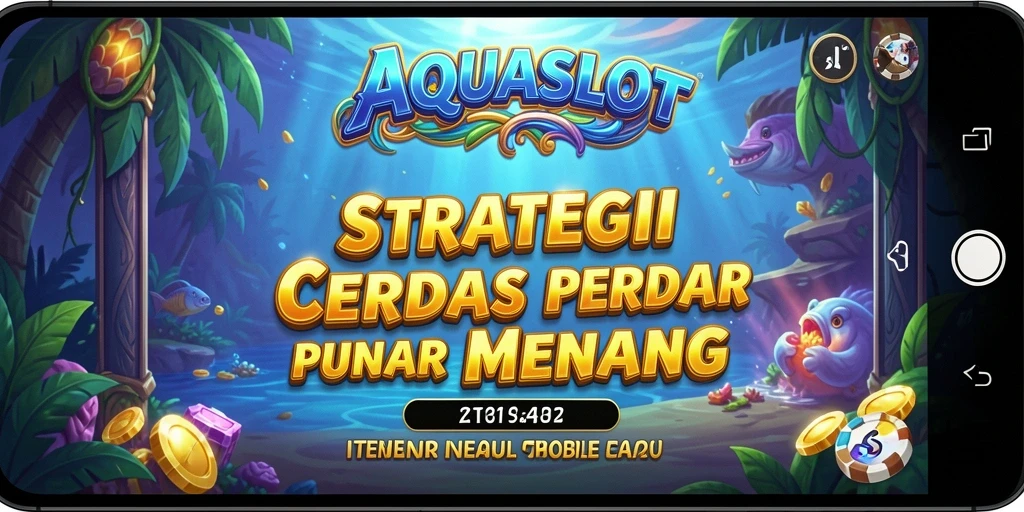 Tampilan gameplay strategis yang seru dalam AQUASLOT.