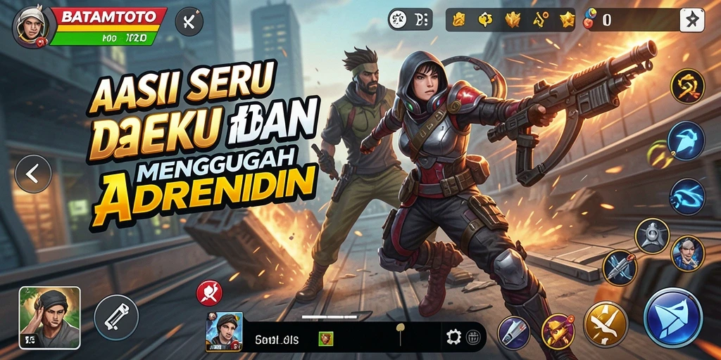 Screenshot gameplay <strong>BATAMTOTO</strong> yang menampilkan pertarungan seru.