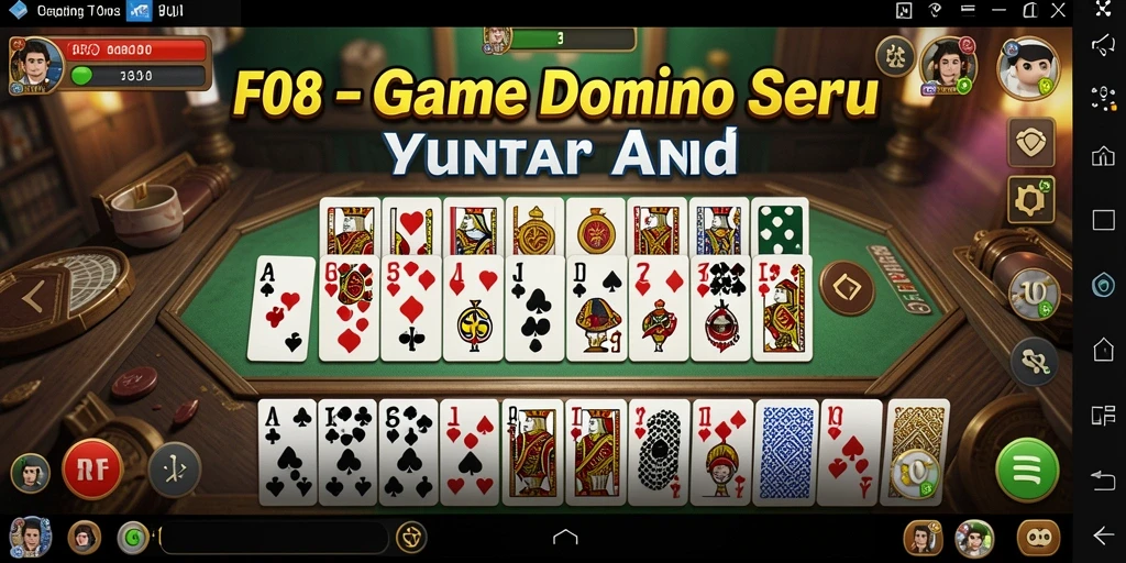 Gameplay F08 yang menarik dengan teman-teman dan mode permainan seru.