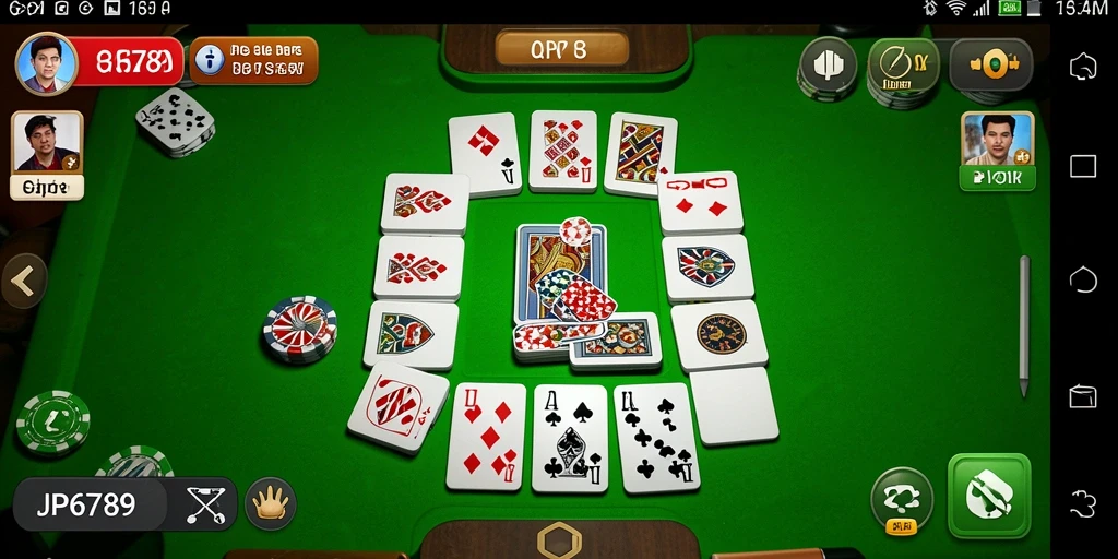 Tampilan gameplay menarik dari permainan Gaple JP6789.