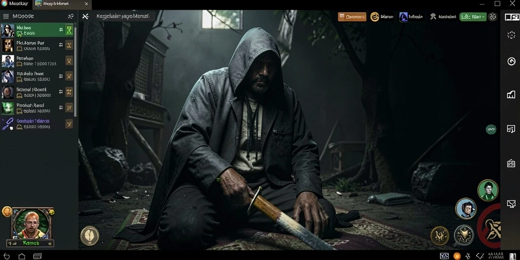 Gameplay MPO08 yang menegangkan dengan suasana Horror.