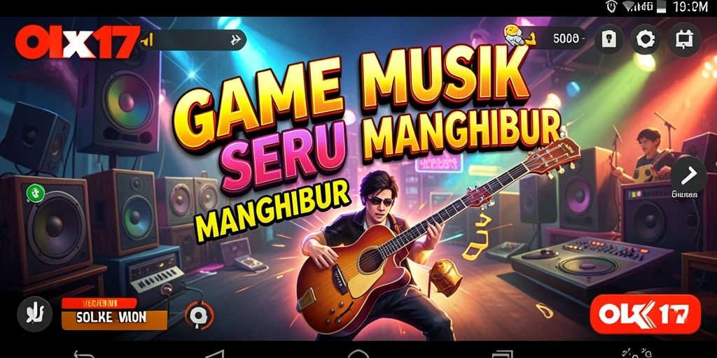 Tampilan seru gameplay <strong>OLX17</strong> dengan berbagai lagu dan tantangan.