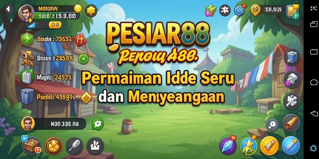 Tampilan gameplay PESIAR88 yang sederhana dan menarik.