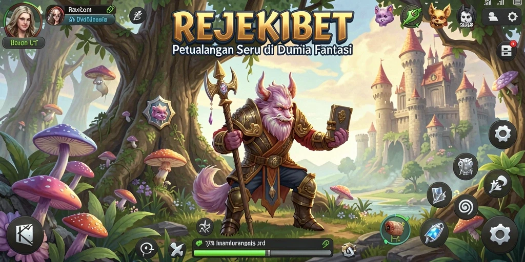 Tampilan gameplay REJEKIBET yang memukau dan penuh warna.