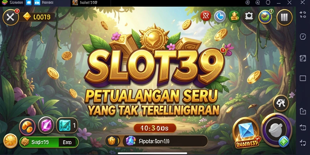 Screenshot gameplay SLOT39 menampilkan petualangan mendebarkan dan karakter unik.