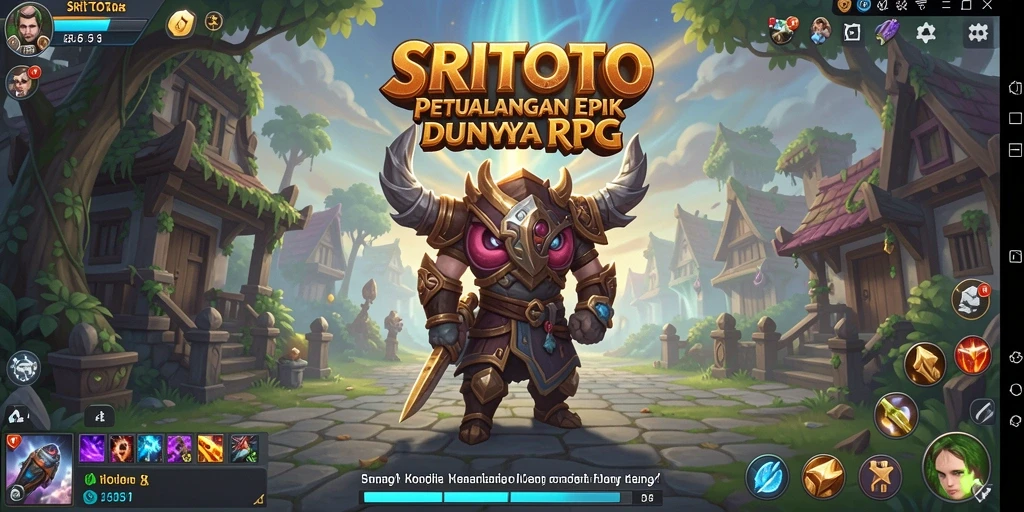 Gameplay RPG seru dengan karakter dan petualangan menarik.