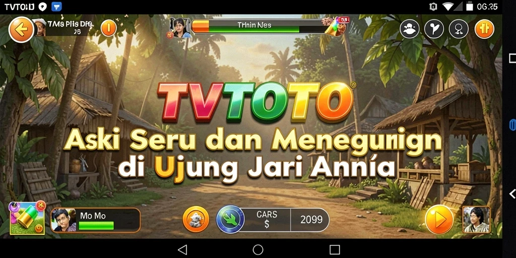 Tampilan aksi seru dalam gameplay TVTOTO yang mendebarkan.