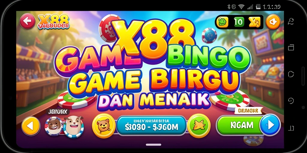 Tampilan gameplay seru dan mendebarkan di X88.